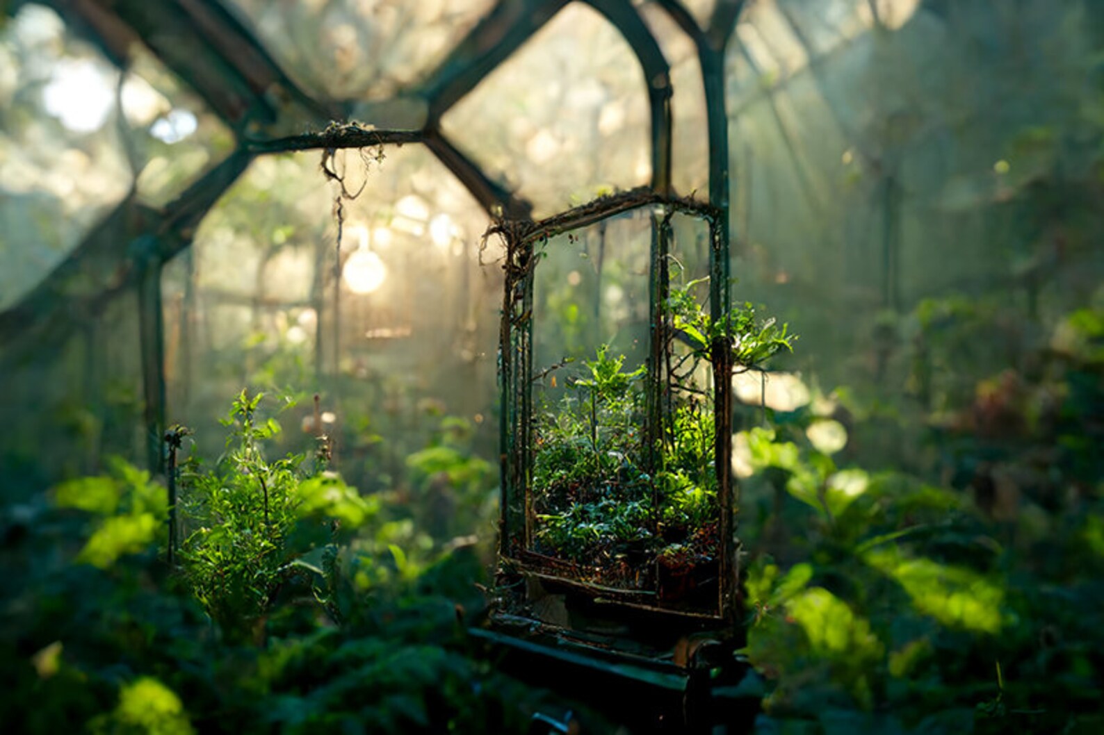 Greenhouse BUNDLE, Wrought Iron Garden Greenhouse, Instant Download