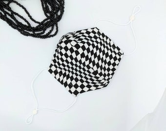 Distorted Face Mask | Etsy