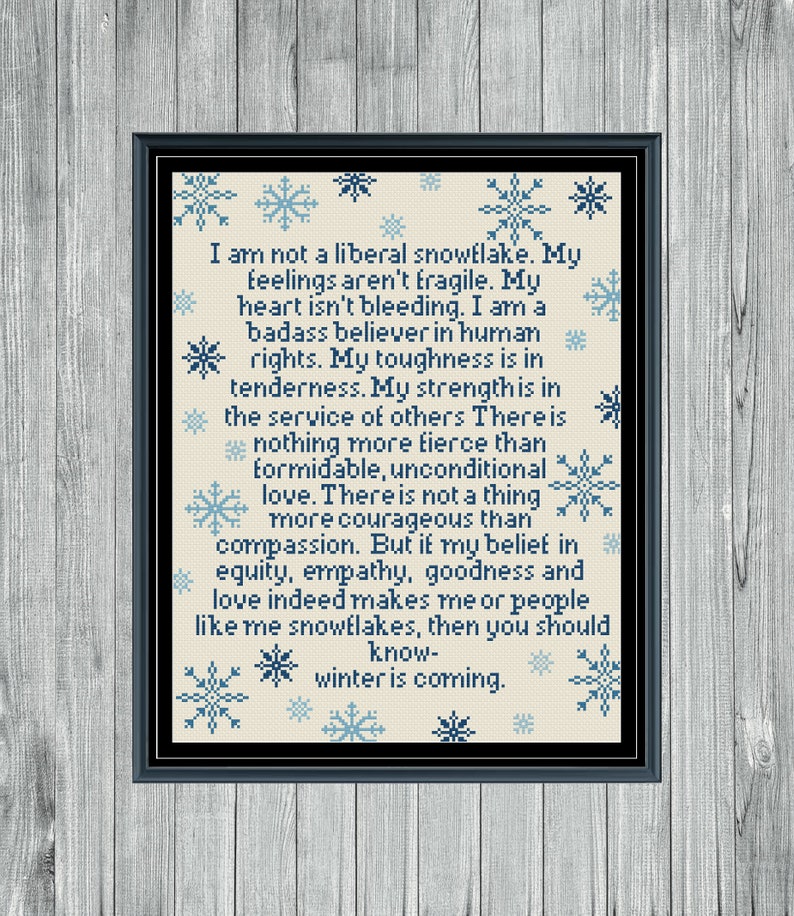 Winter Is Coming Cross Stitch Pattern image 4