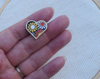 Vintage Floral Print Needle Minder