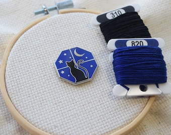 Stargazing Kitty Needle Minder