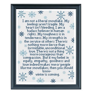 Winter Is Coming Cross Stitch Pattern image 3