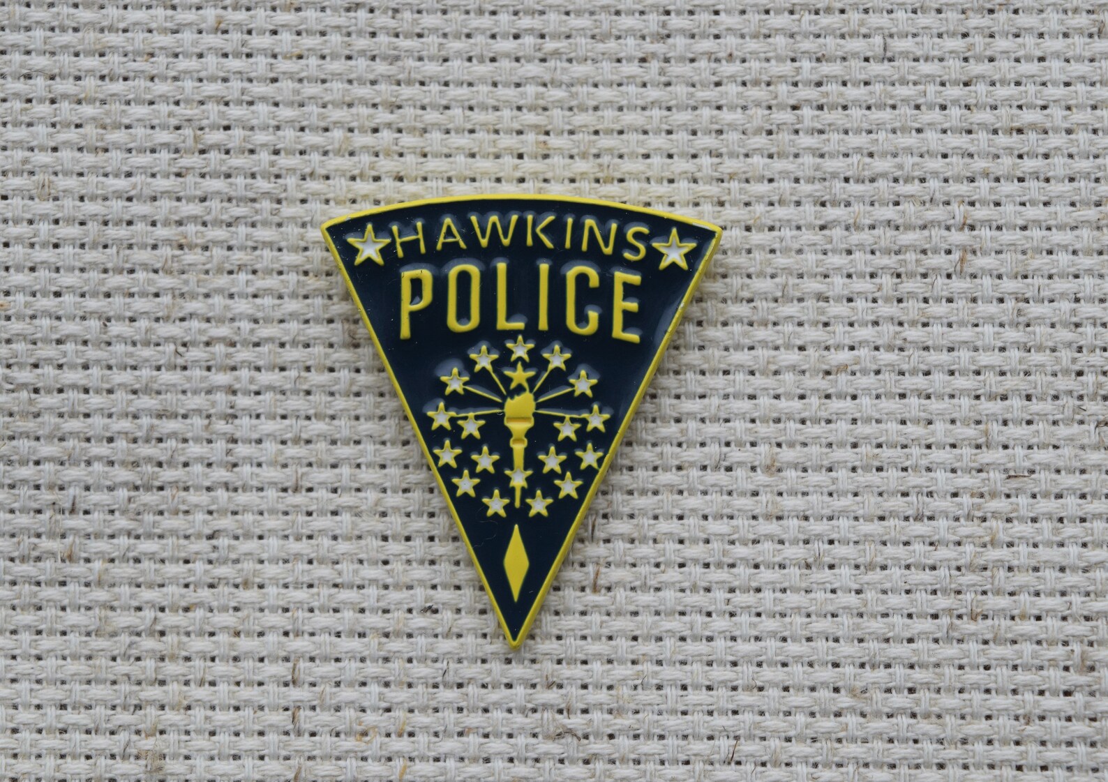 Hawkins Chief Of Police Badge Needle Minder | Etsy