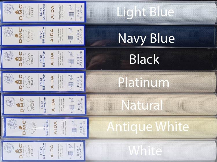 DMC Charles Craft 14 Count Aida Classic Colors