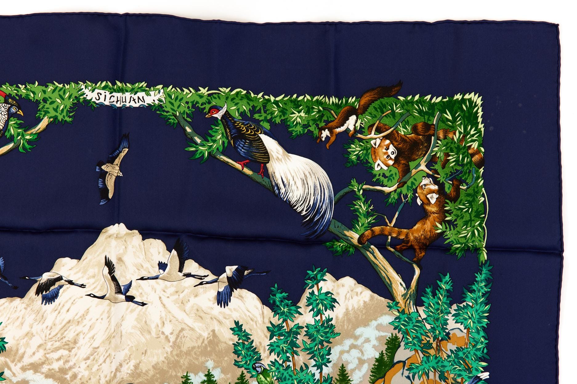 Hermes Silk Scarf Carre 90 