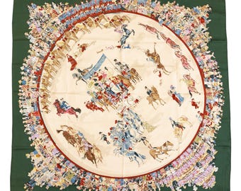 Hermes Silk Scarf Carre 90 