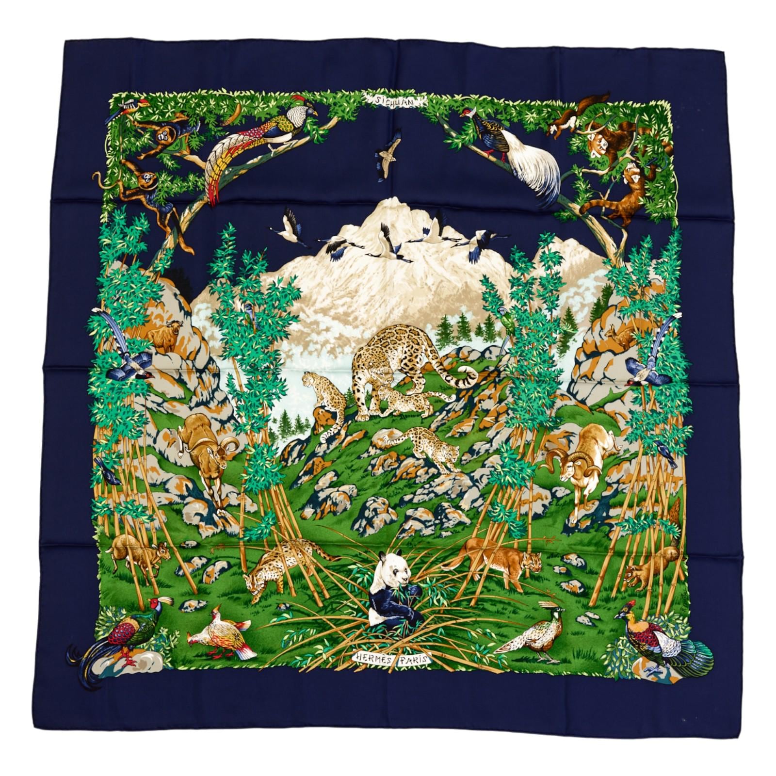 Hermes Silk Scarf Carre 90 