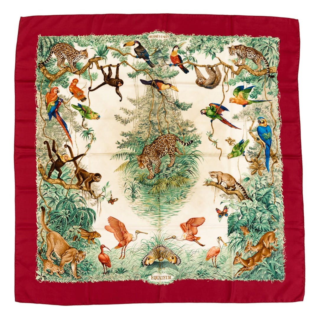 Hermes Silk Scarf Carre 90 
