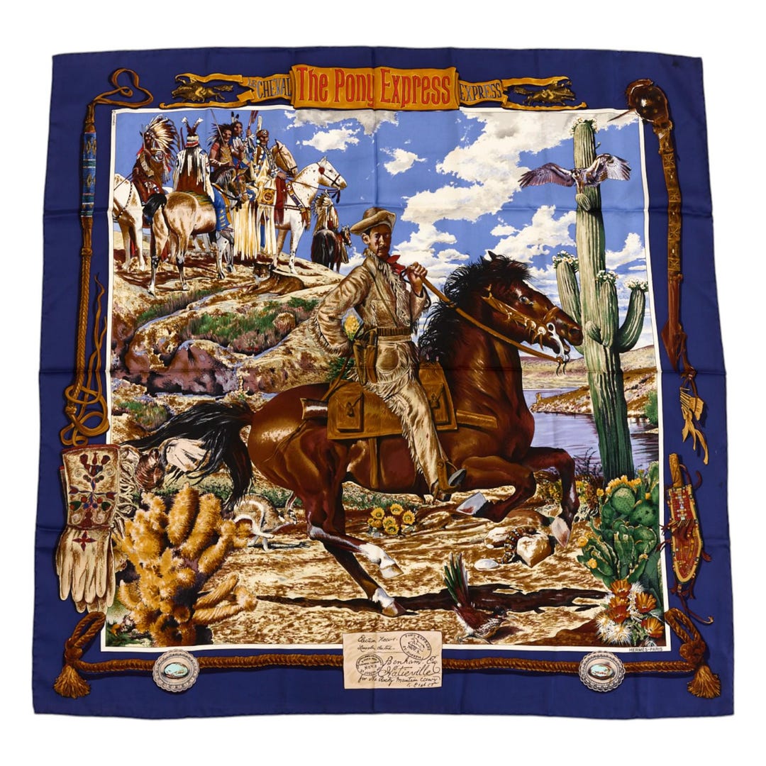Hermes Silk Scarf Carre 90 