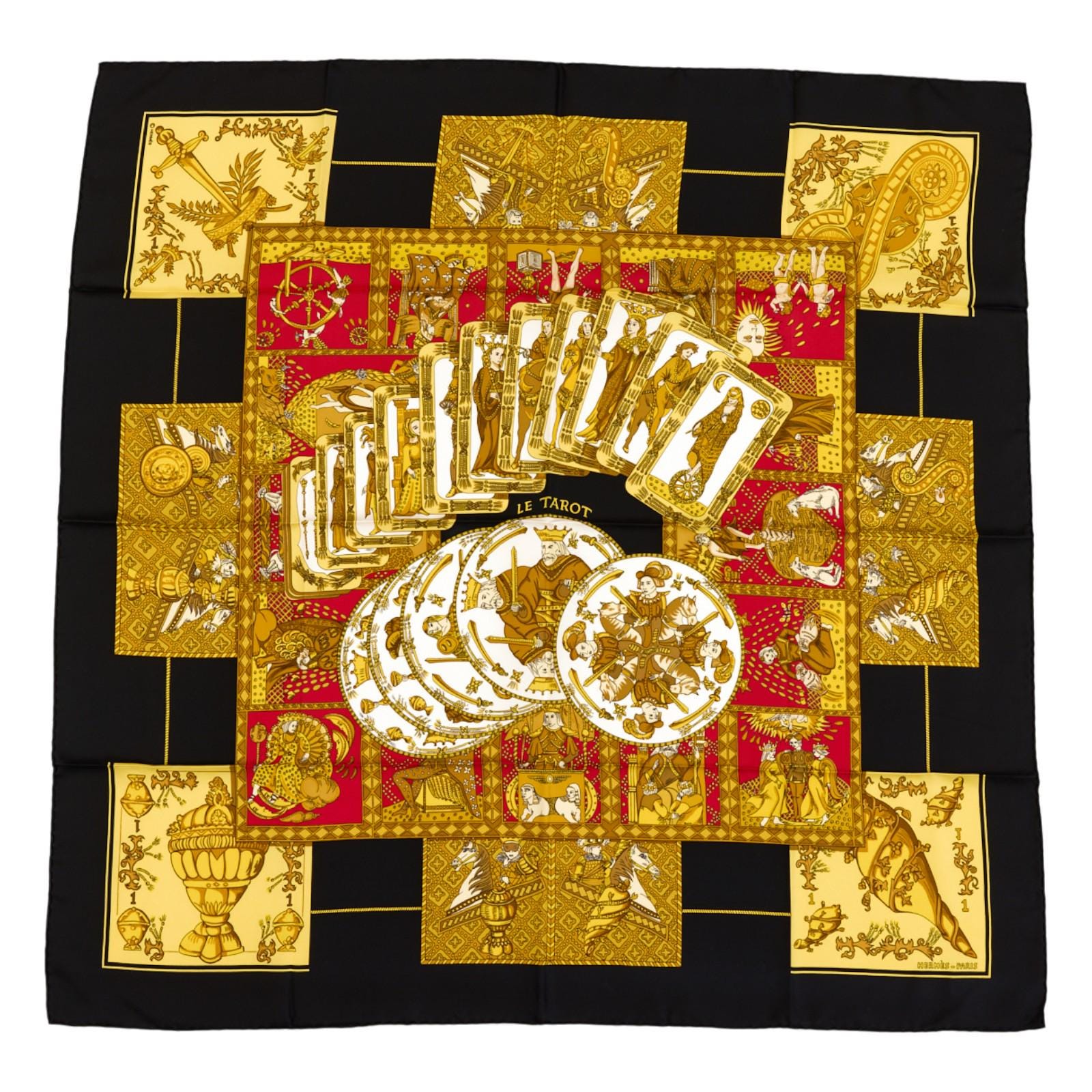 HERMÈS カレ90 LE TAROT ル・タロ タロット ボルドー系 【公式通販】