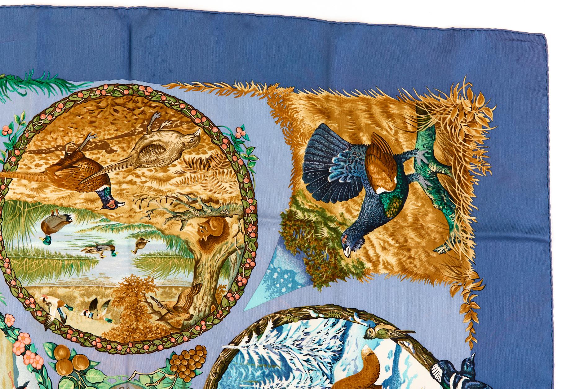 Hermes Silk Scarf Carre 90 
