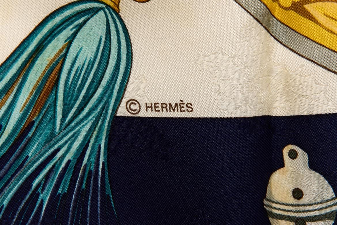Hermes Silk Scarf Carre 90 