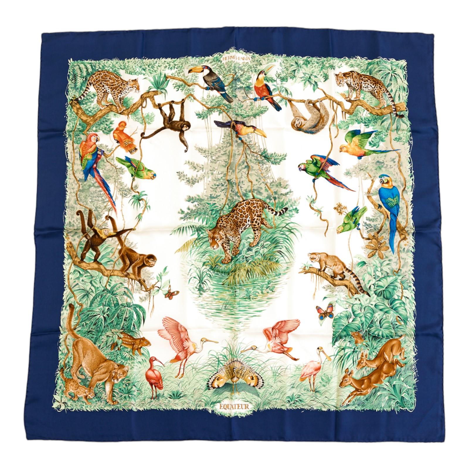 Hermes Silk Scarf Carre 90 