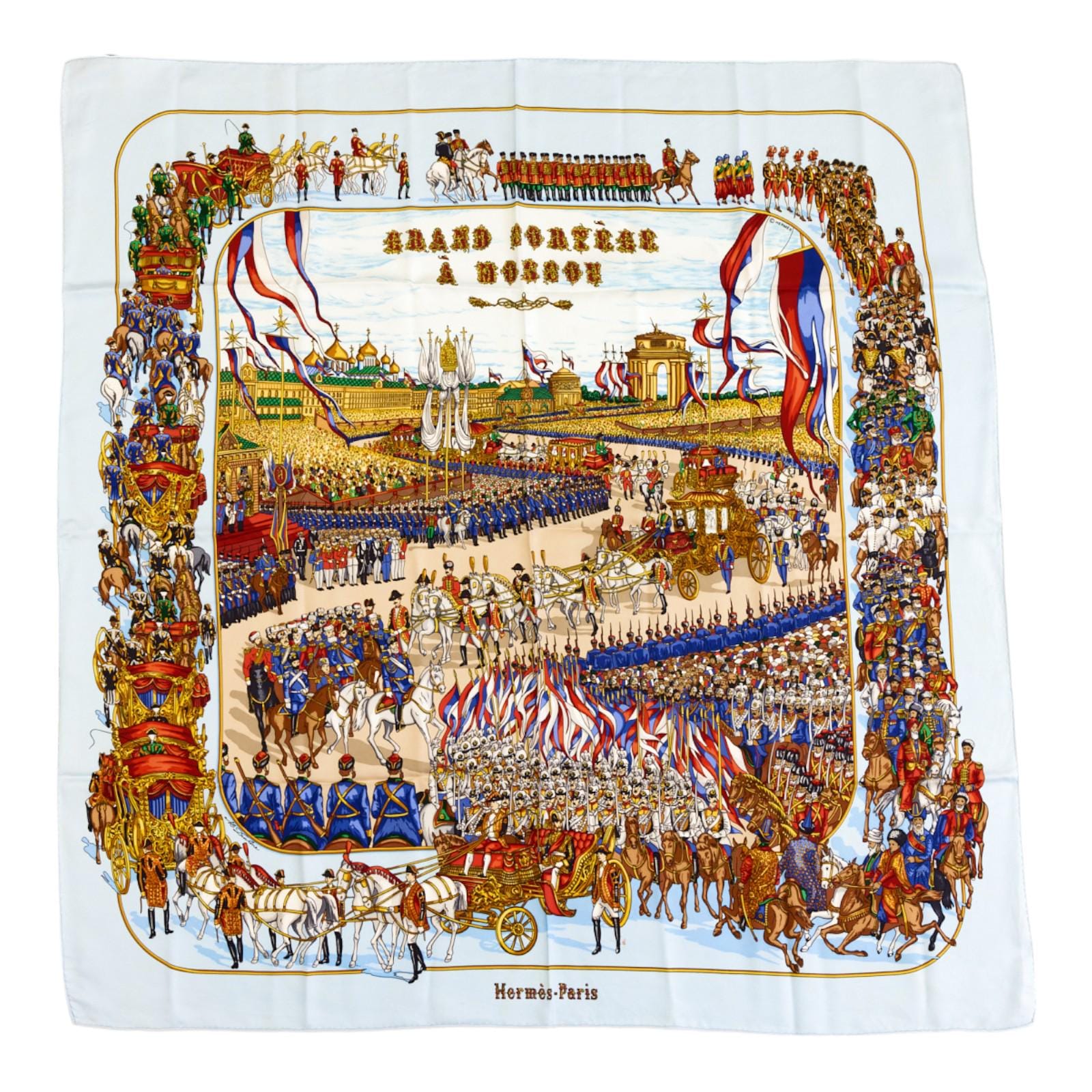 Hermes Silk Scarf Carre 90 
