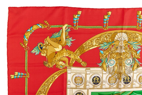 美品✨HERMES カレ90 HOMMAGE A CHARLES GARNIER Hermes Silk Scarf Carre 90 