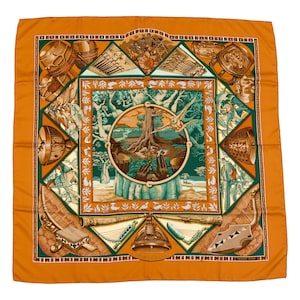 Hermes Silk Scarf Carre 90 