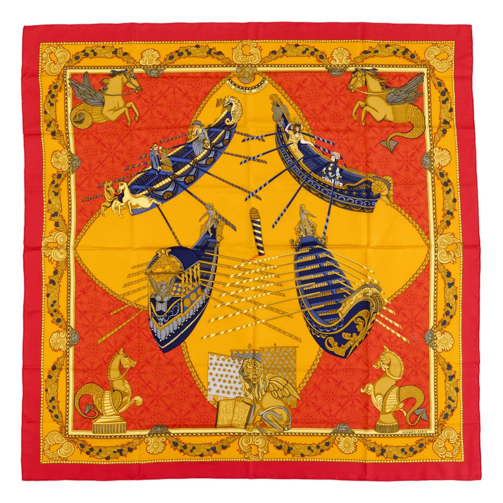 Hermes Silk Scarf Carre 90 