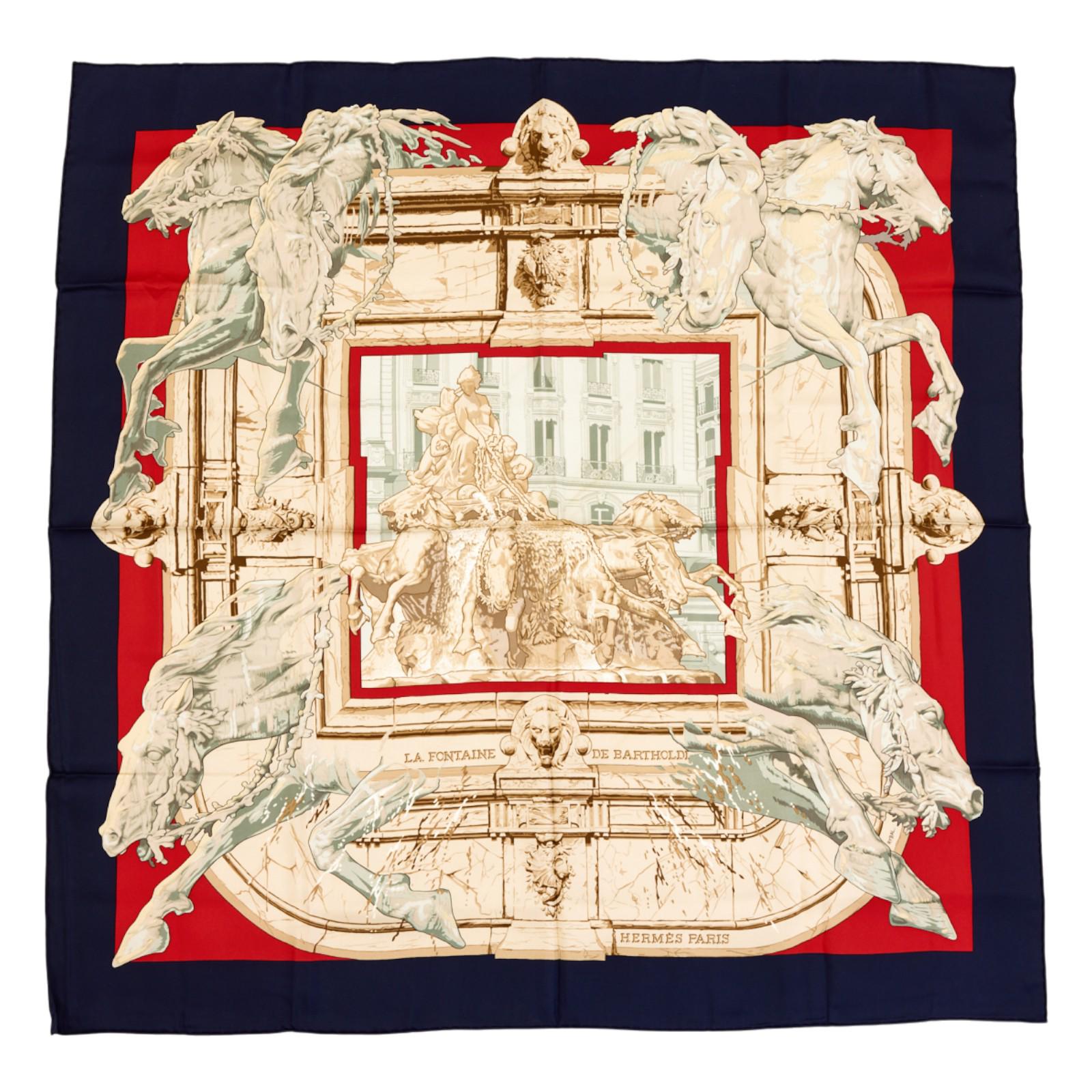 Hermes Silk Scarf Carre 90 