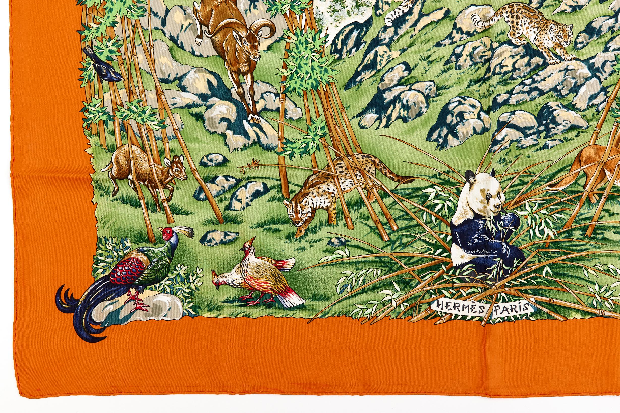 Hermes Silk Scarf Carre 90 