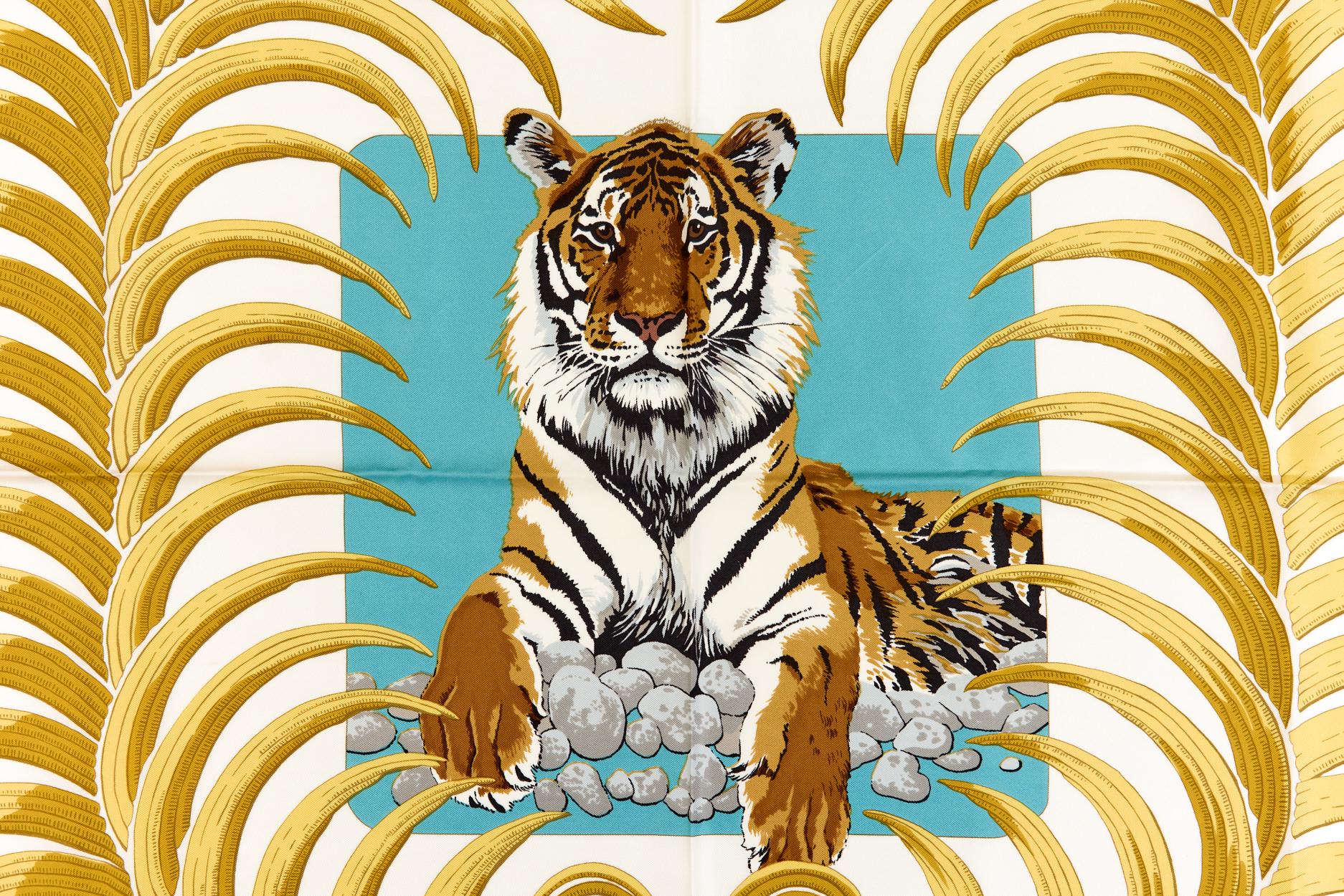 HERMES エルメス カレ90 タイガータイガー Tiger Tiger エルメス