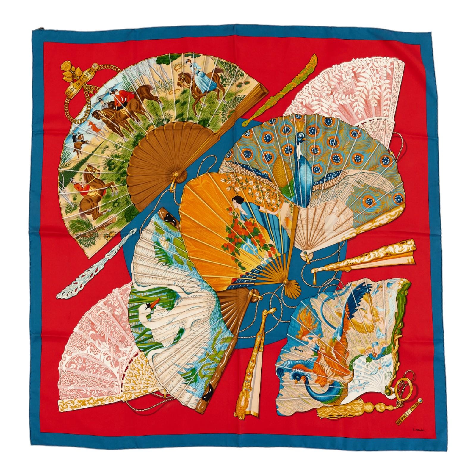 エルメスヌバマウンテンアフリカレッドカレ90