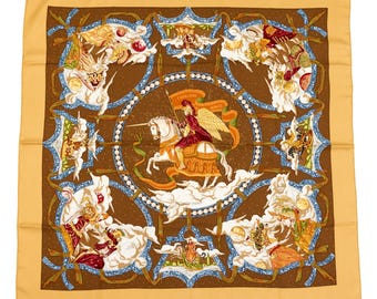 Hermes Silk Scarf Carre 90 