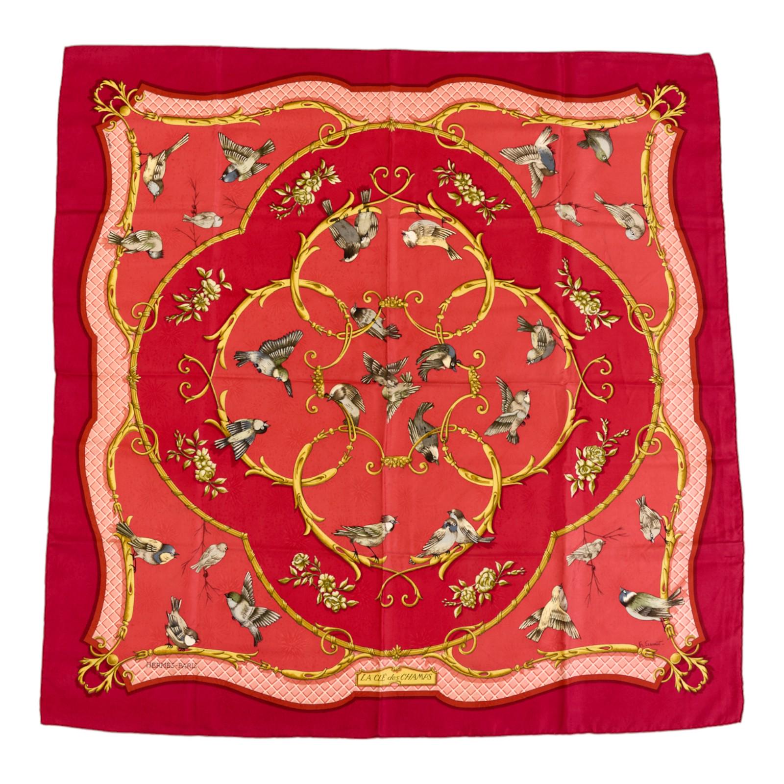 Hermes Silk Scarf Carre 90 