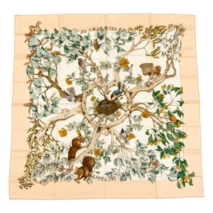 Hermes Silk Scarf Carre 90 