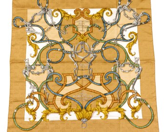 エルメス スカーフ 90 「Le Paradis du Roy」 レッド 100