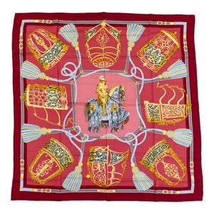HERMÈS シルク スカーフ カレ90 LES MUSEROLLES Hermes Silk Scarf Carre 90 