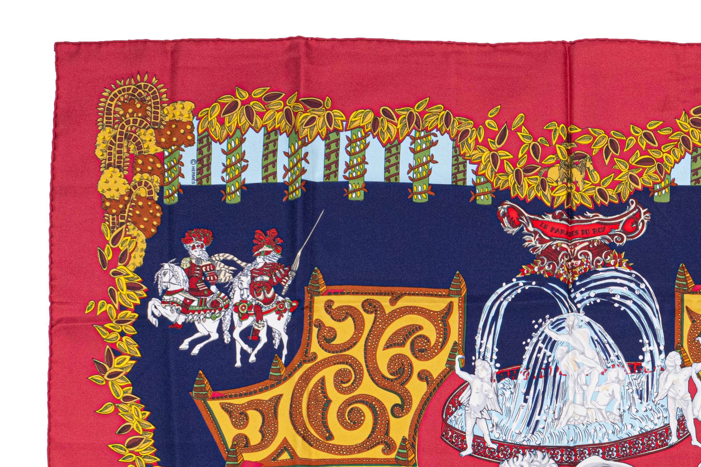 エルメス シルク LE PARADIS DU ROY スカーフ HERMES Silk Le Paradis Du Roy Scarf 90 1674054 | FASHIONPHILE