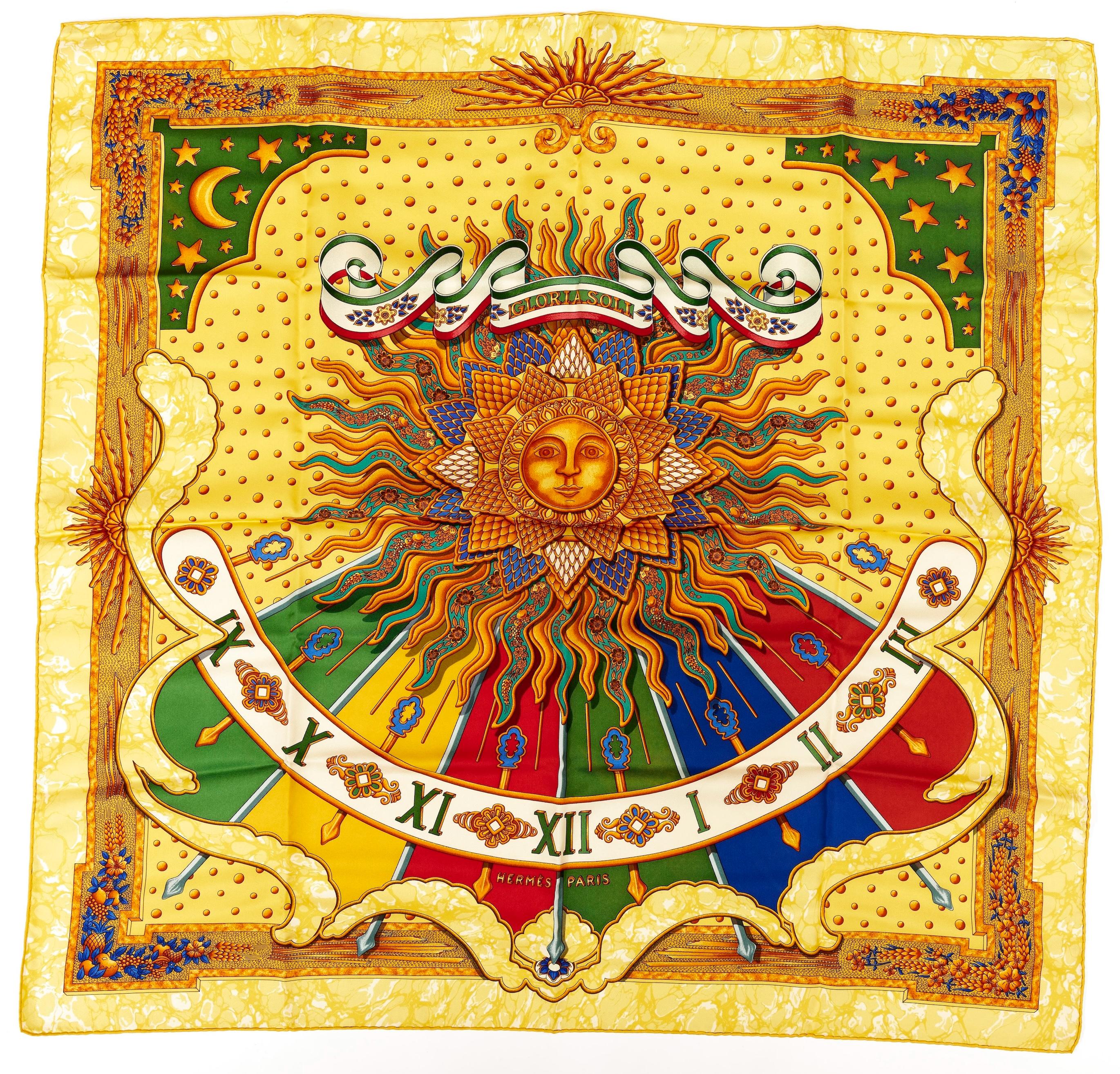 Mint! Hermes Carre 90 Scarf 