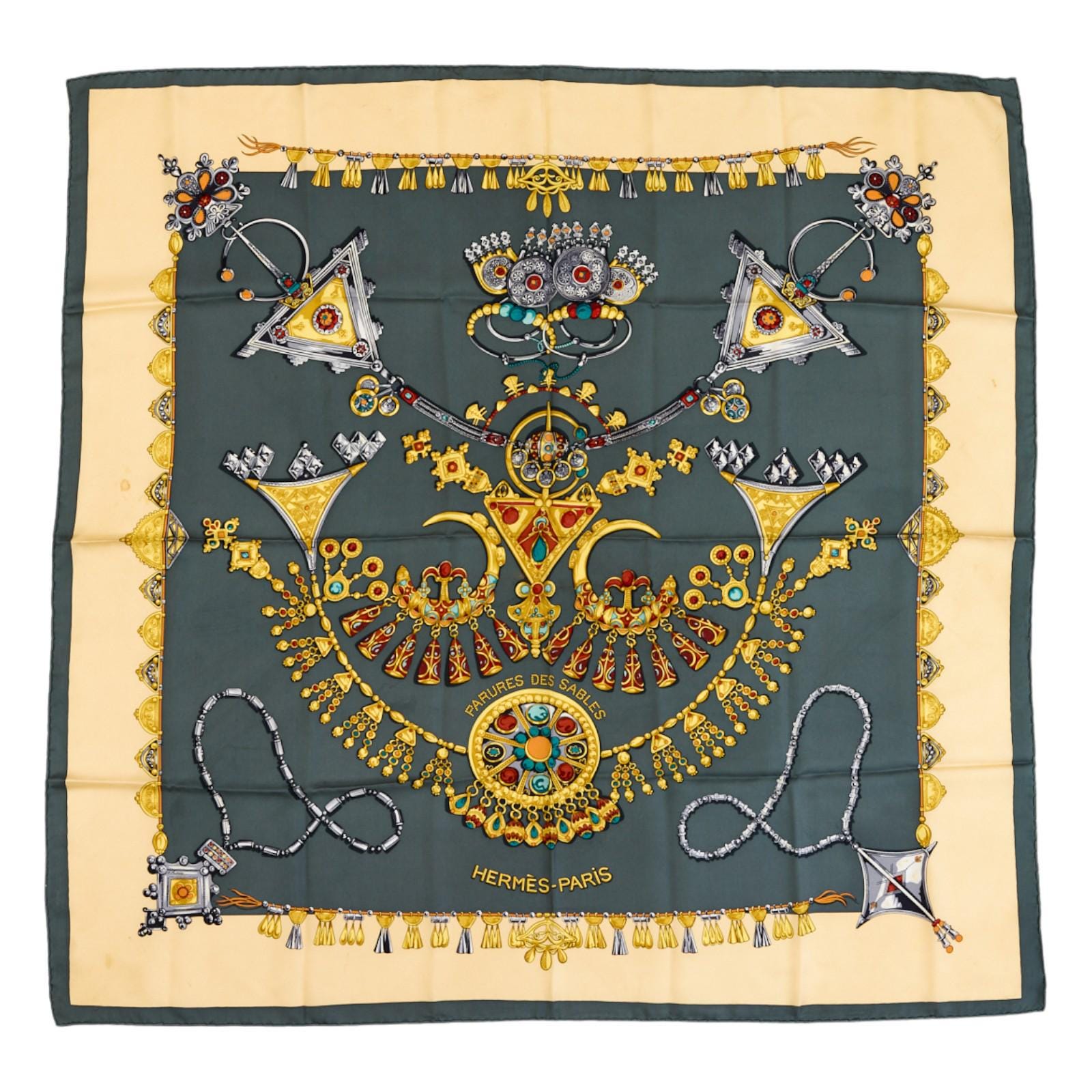 Hermes Silk Scarf Carre 90 