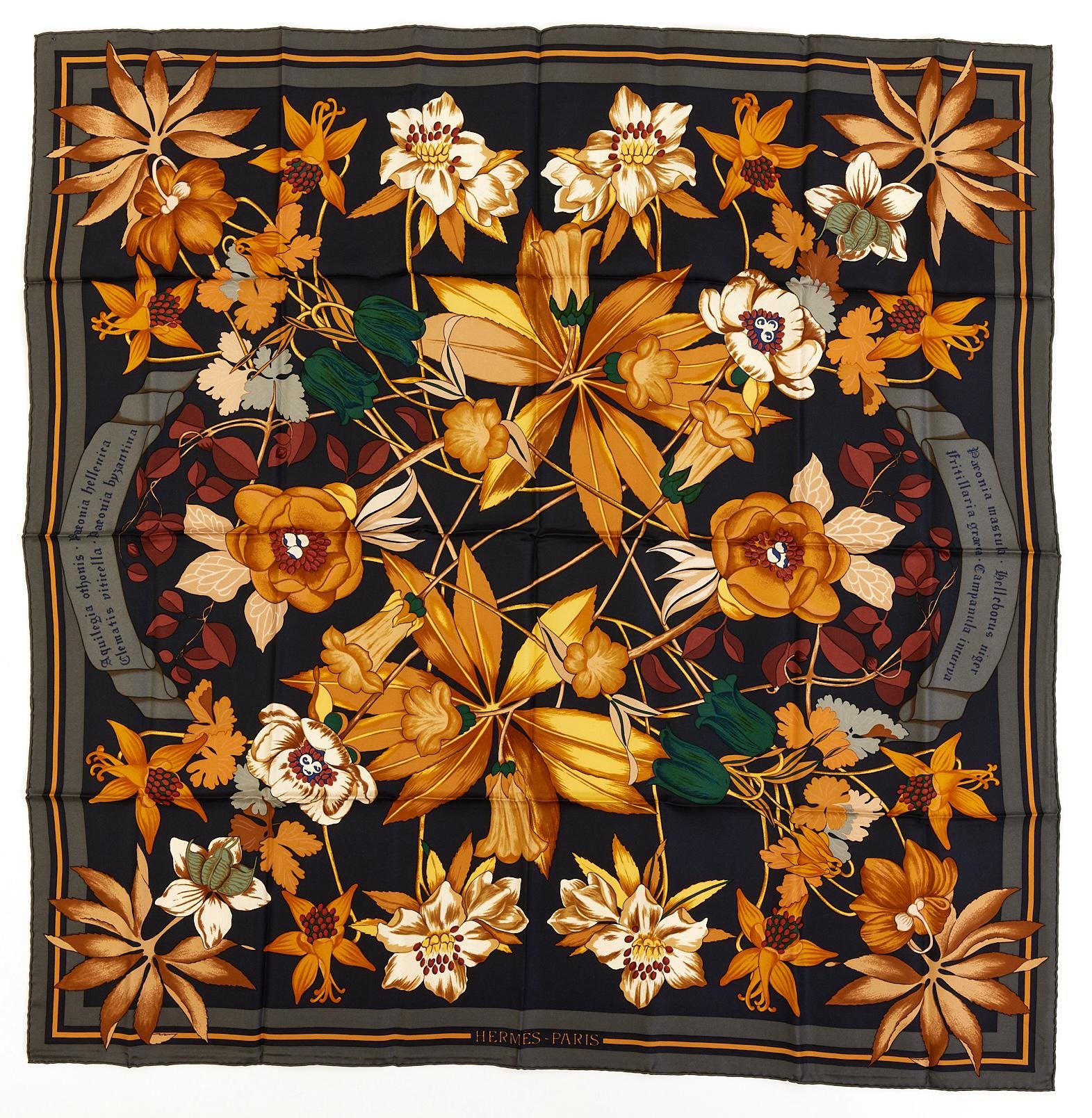 エルメス　カレ　90　 Fleurs d'Hellade スカーフ 楽天市場】【美品】 エルメス HERMES スカーフ カレ90 シルク