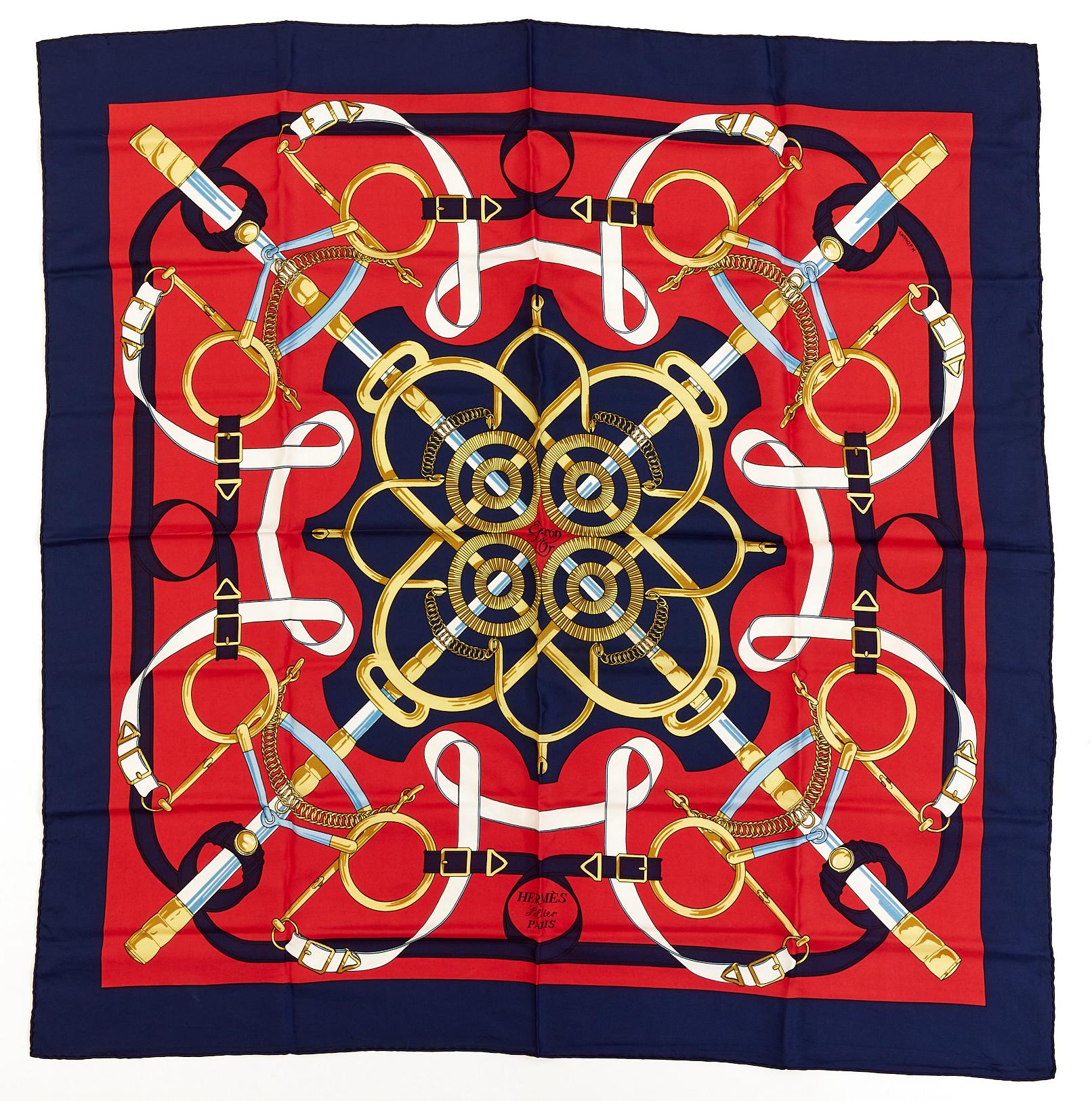 Hermes Silk Scarf Carre 90 