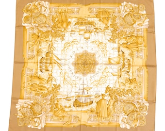 エルメス シルクスカーフ カレ90 「QUINTESSENCE」 レッド