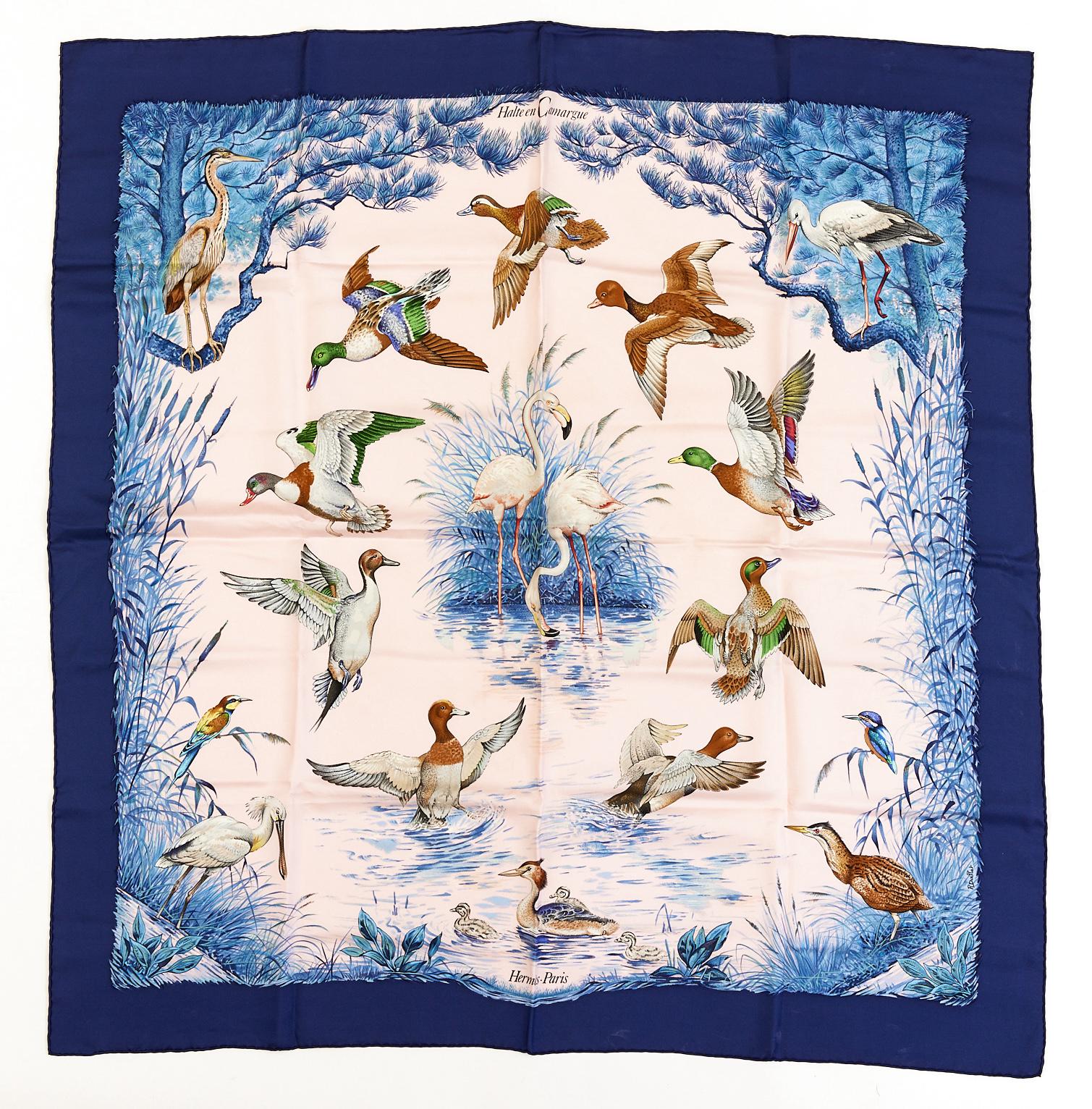 HERMES エルメス Halte en Camargue カレ90 スカーフ HERMES エルメス スカーフ カレ 90 Halte en Camargue シルク