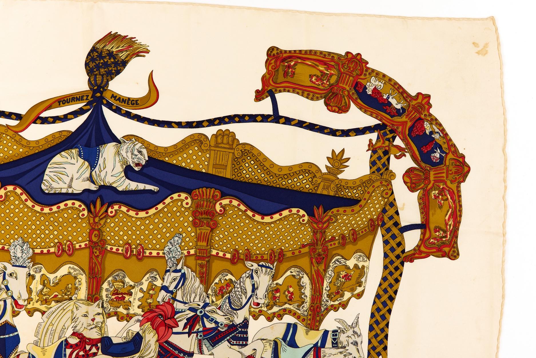 Hermes Silk Scarf Carre 90 