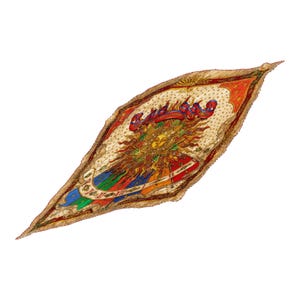 Hermes Silk Scarf Carre 90 &quot;CARPE DIEM&quot; Beige Silk Pleats Scarf