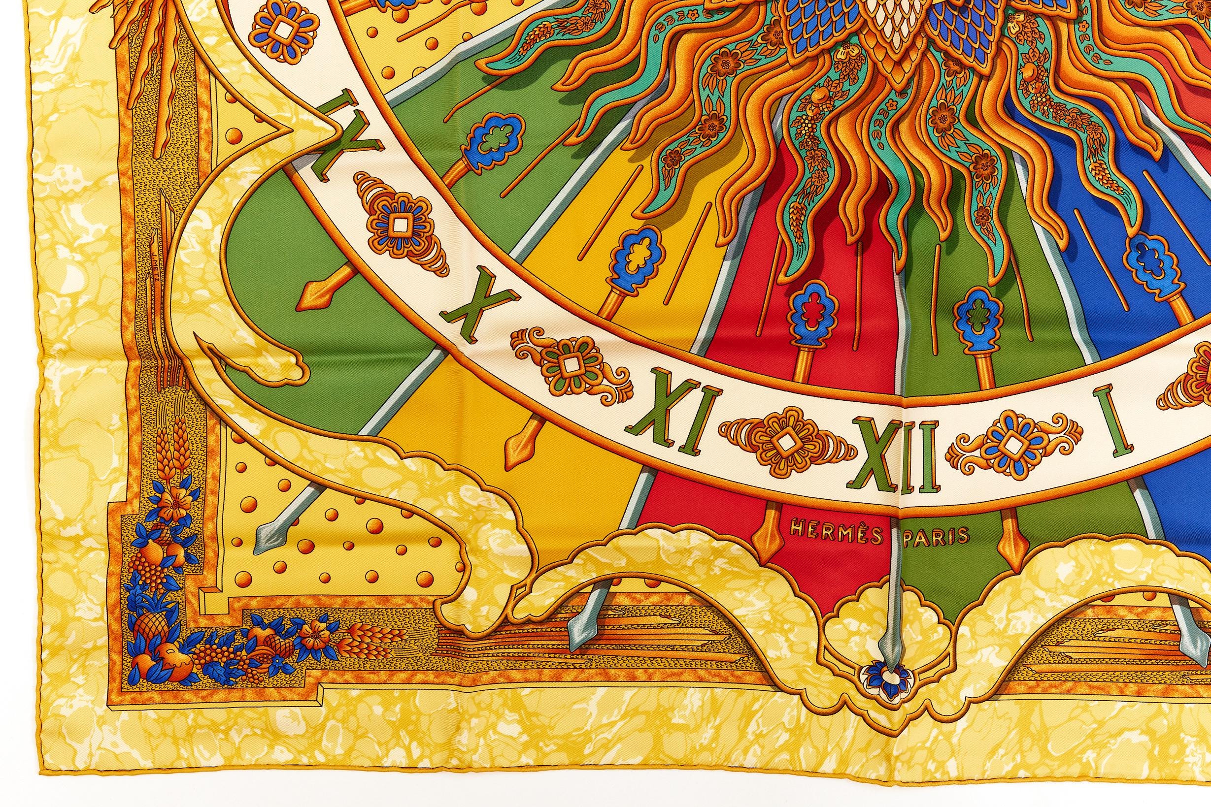 Hermes Silk Scarf Carre 90 