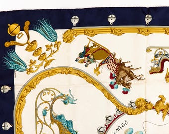 Hermes Silk Scarf Carre 90 