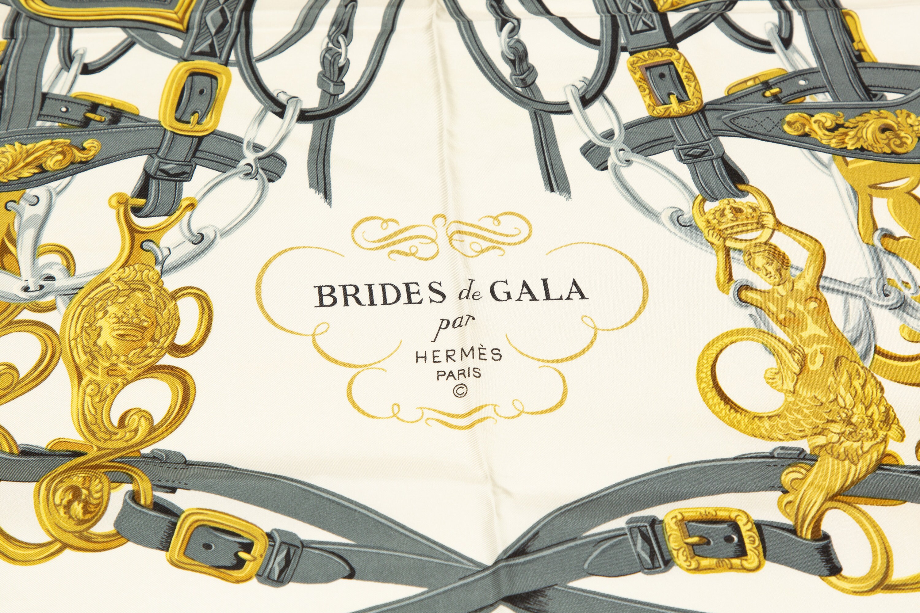 Hermès - Brides de Gala Perforated Scarf 90