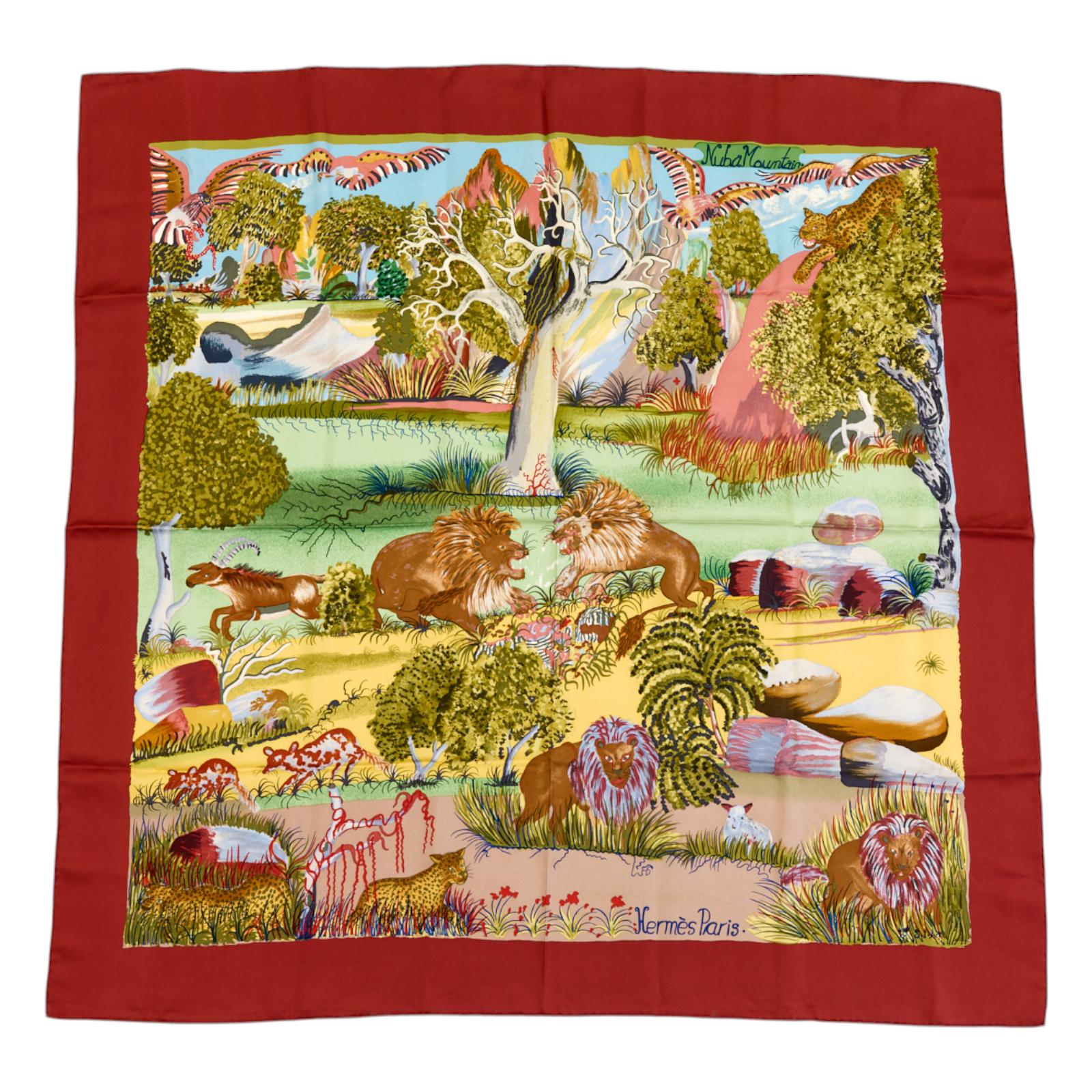 Hermes Silk Scarf Carre 90 