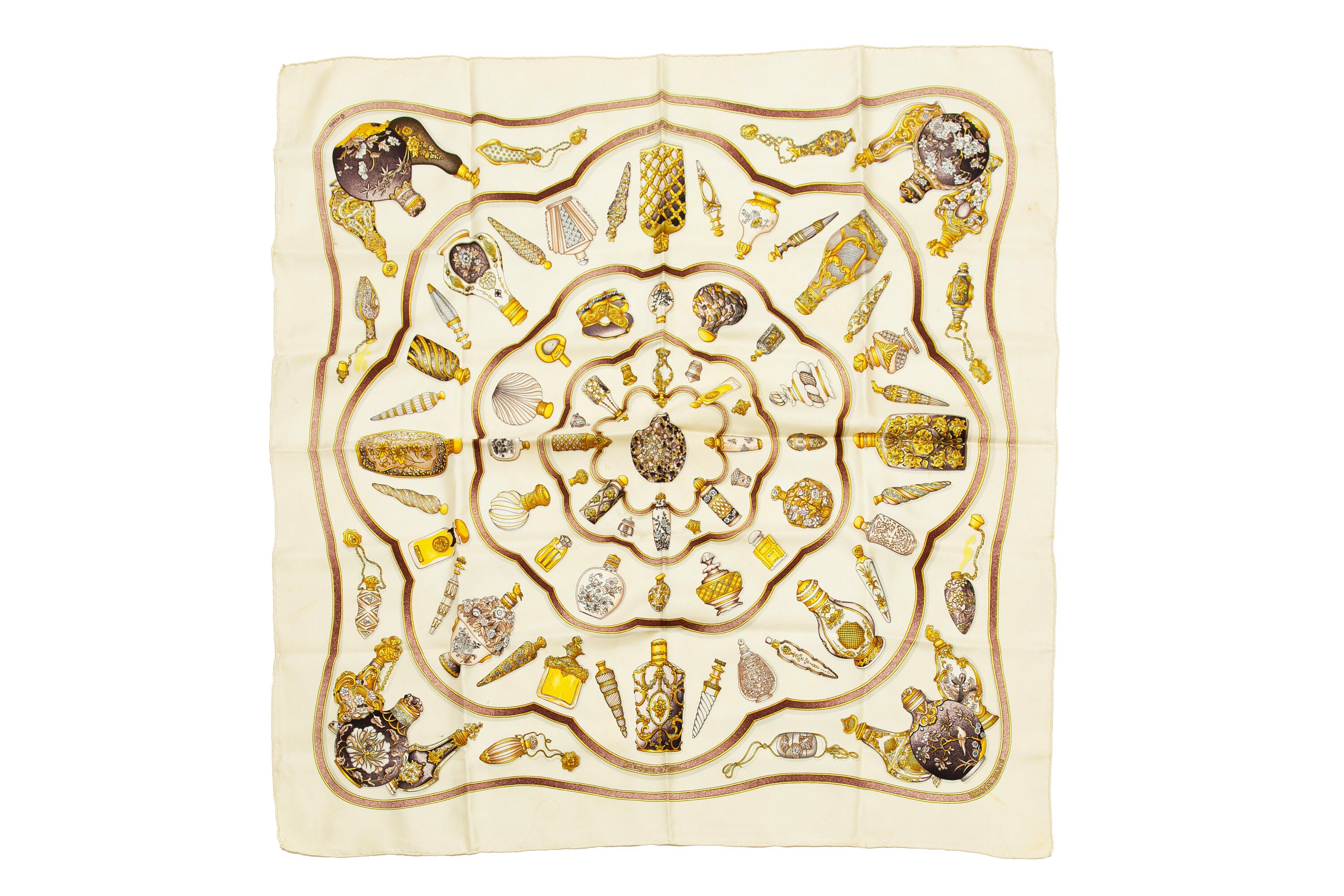 HERMES SCARF 90 qu Importe Le Flacon 100 Silk Etsy UK