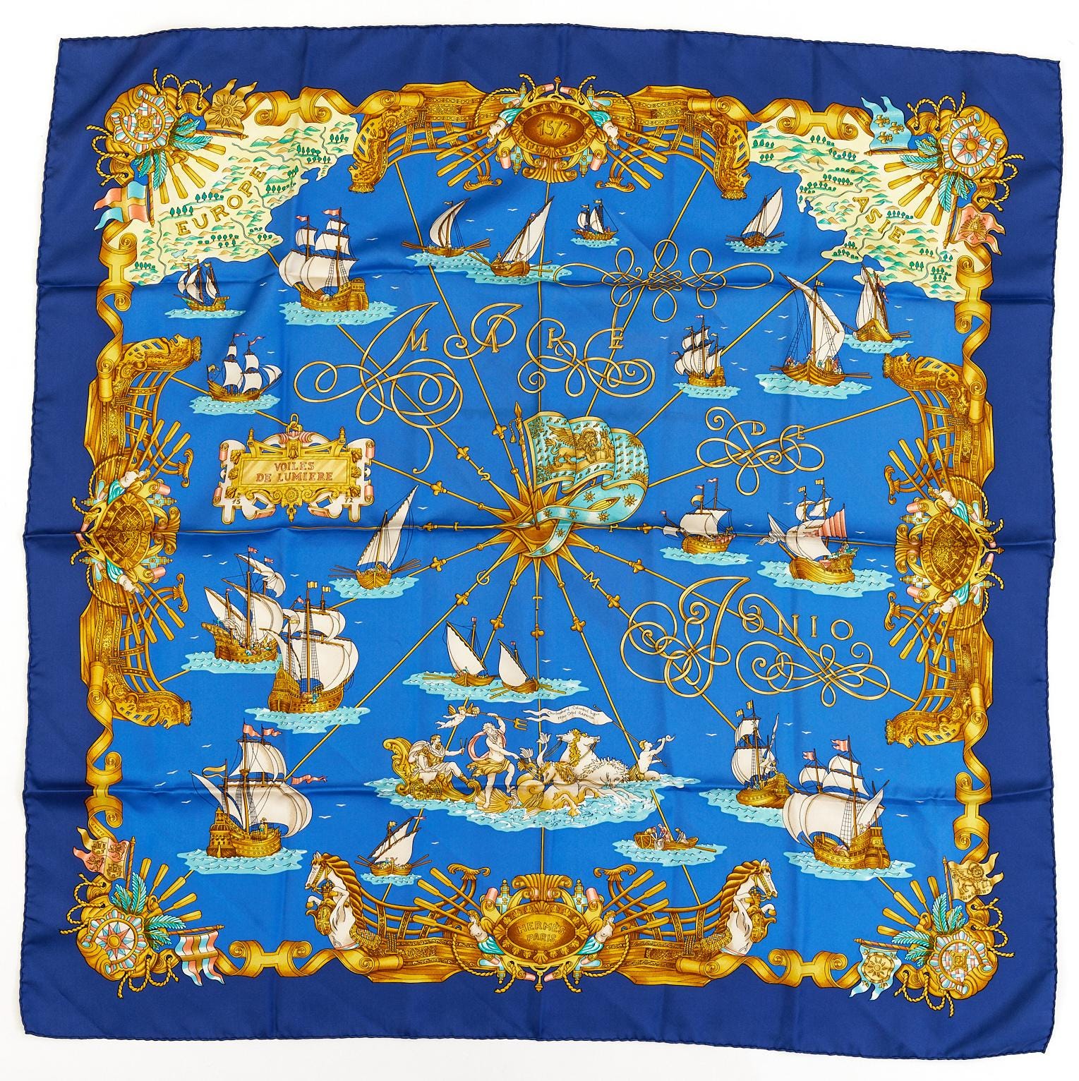 エルメス♦スカーフ♦カレ90 VOILES DE LUMIERE Hermes Scarf Carre 90 