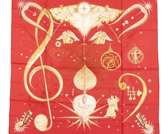 美品　エルメス　カレ90　カンテサンス　QUINTESSENCE　シルクスカーフ 美品 エルメス カレ90 カンテサンス QUINTESSENCE シルク