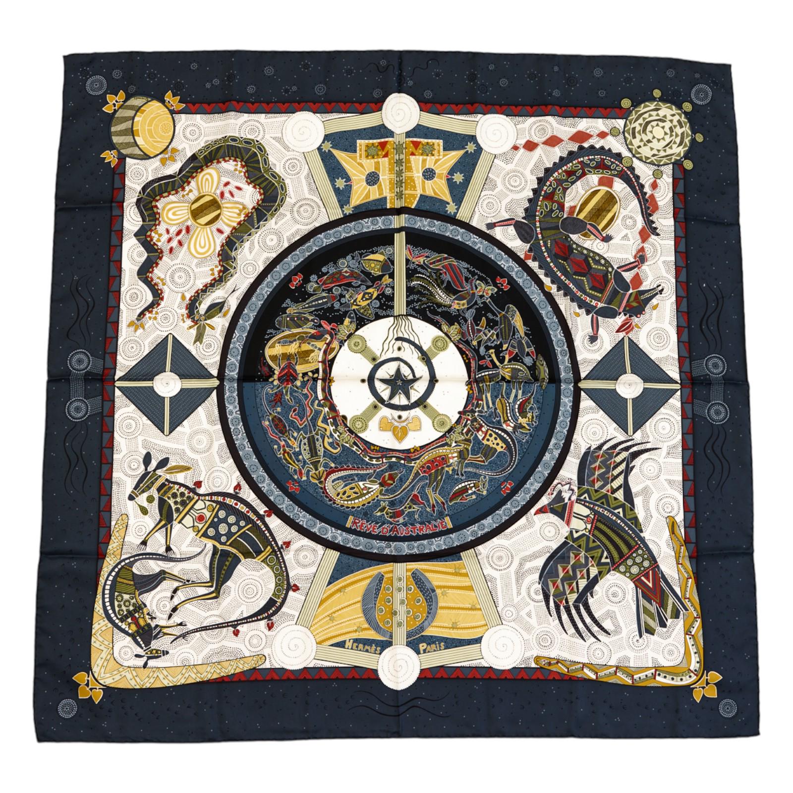 Hermes Silk Scarf Carre 90 
