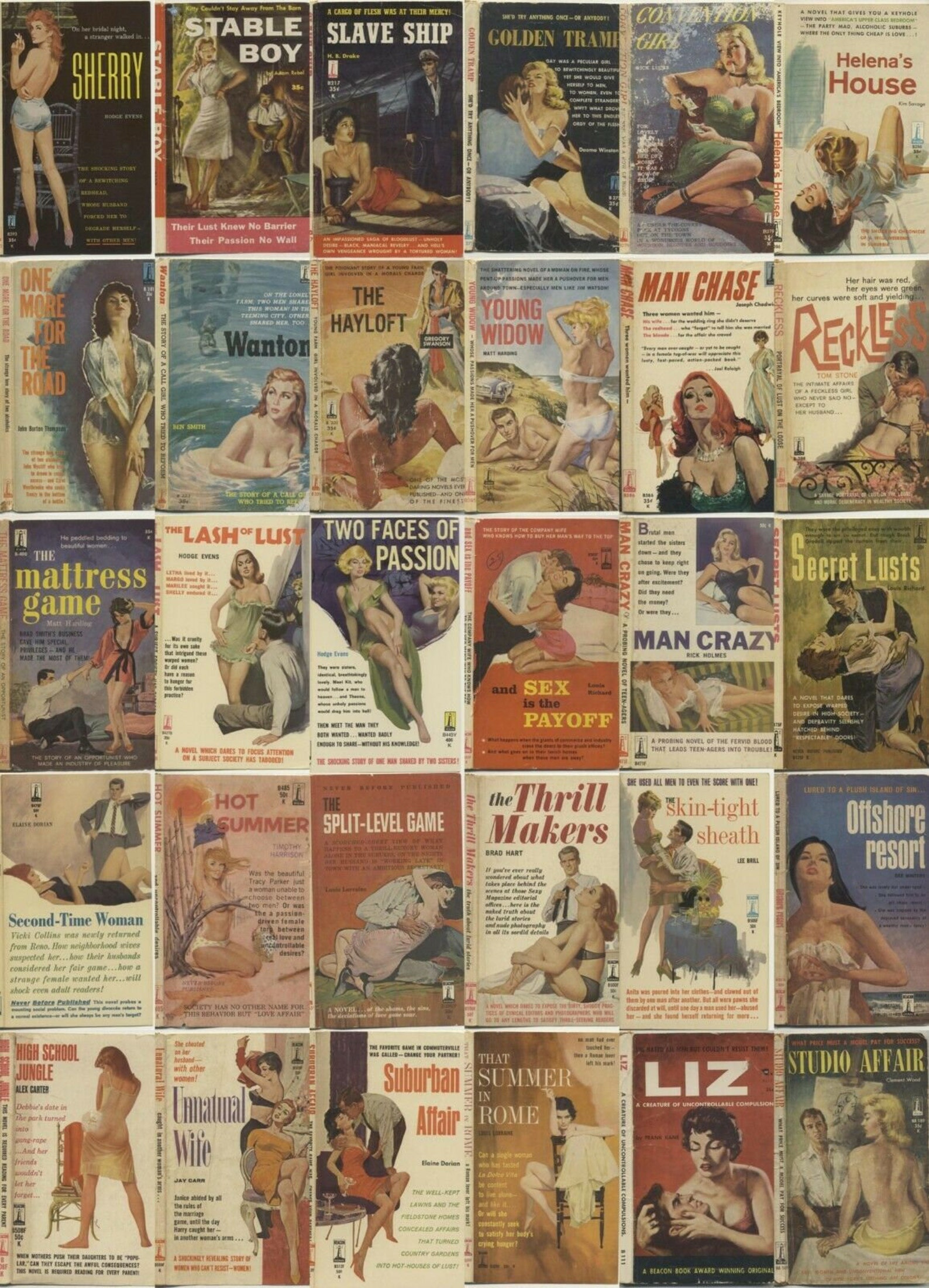 Victorian erotic novel collection