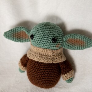 Baby Yoda inspiriert Plüsch Bild 3