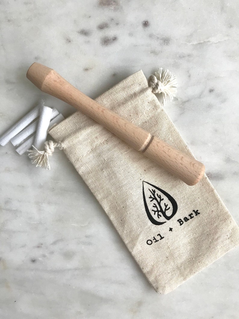 Essential Oil Accessory Beech Wood Aromatherapy Inhaler Etsy